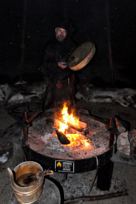 meeting a Sami shaman in Rovaniemi - 6315
