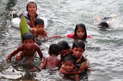 Bajau village of Siatu, Batu Daka island, Togean islands, Gulf of Tomini, Sulawesi (Indonesia) - 5413