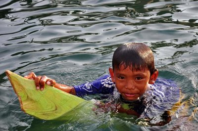 Bajau village of Siatu, Batu Daka island, Togean islands, Gulf of Tomini, Sulawesi (Indonesia) - 5446