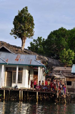 Bajau village of Siatu, Batu Daka island, Togean islands, Gulf of Tomini, Sulawesi (Indonesia) - 5457