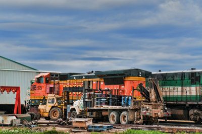 GWRS 575 Former BNSF575 GE B40-8W (Dash 8)