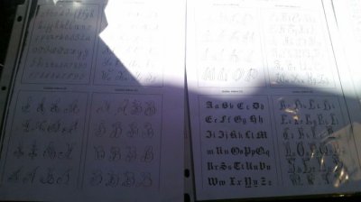 style-writing practice sheets