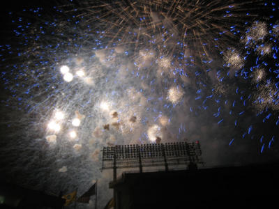 blue sparks