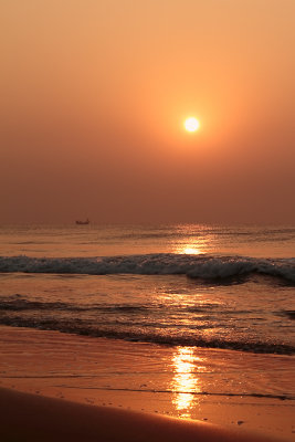 Sunrise at Puri beach