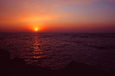 Sunset at TIFR beach