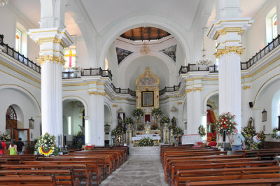 inside of Puerto Vallarta's Cathedral