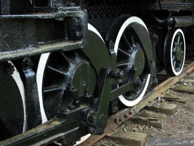 Steam Locomotive  Could still go, but boiler is cold!  Garibaldi.
