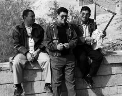 Faces of Egypt:  Trio with Unusual Musical Instrument!