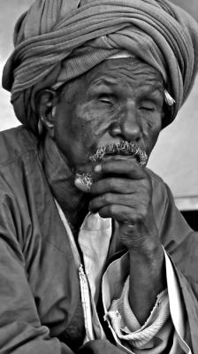 Faces of Egypt:  Blind Man.