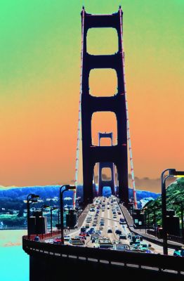 Golden Gate Bridge, en route to Sausalito, CA.