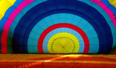 Inside of One of the Balloons