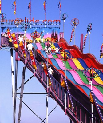 Giant Slide, with ups and downs!