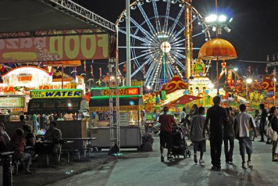 Fair at Night; Orange County, CA