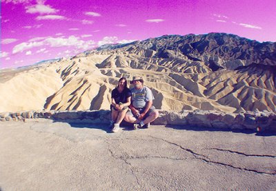 Paul and Donna at Zabriskie Point on Mars