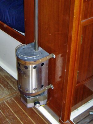 heater, fwd of head door