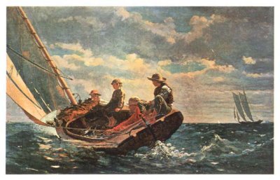 'Breezing Up' by Winslow Homer