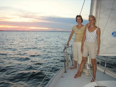 beautiful sunset on the Gulf