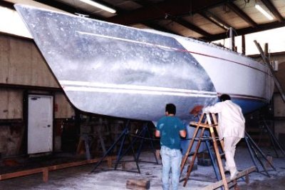 bow sections ready for modifications