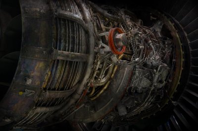 The big Motor of a BOEING or AIRBUS