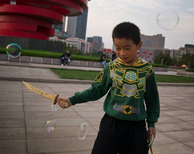 Qingdao.Battle with the Bubbles