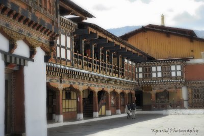 Inside Rinpung Dzong