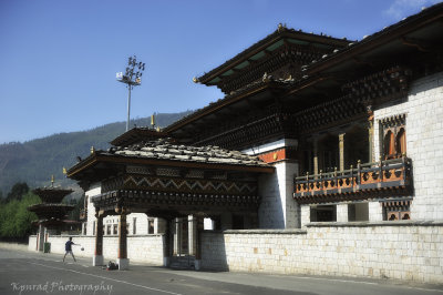 At the Changlimithang national stadium - Thimphu