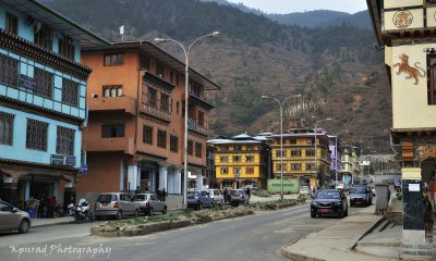 At the Punakha New Town Area