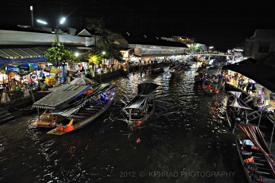 Amphawa Night Floating Market