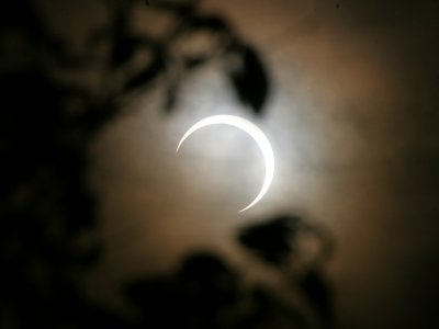 Maximum eclipse at Stansbury Park