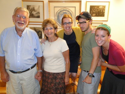 Rabbi and Ma Isaacs, Elan and Shani Nyer