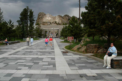 Approaching Mount Rushmore