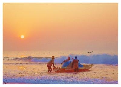 Fishermen at Puri India-Early Morning02.jpg
