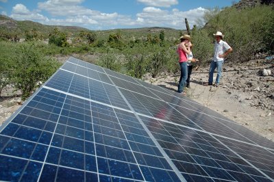 Solar Panels power UV Tubes in Mexico