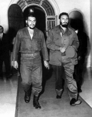 Ernesto Guevara (Che) y Fidel Castro