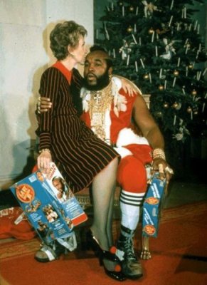 Nancy Reagan e Mr. T