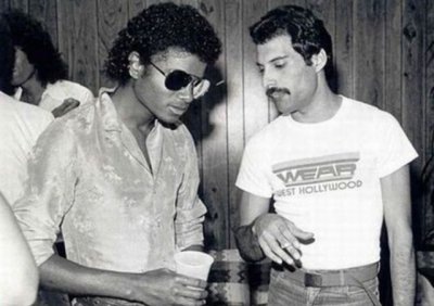 Michael Jackson e Freddie Mercury