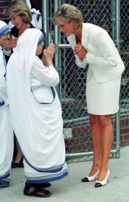 Madre Teresa e Princess Diana