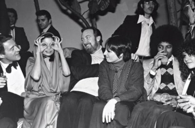 Halston, Bianca Jagger, Jack Haley Jr, Liza Minnelli, Michael Jackson