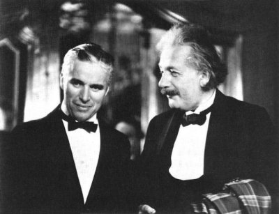 Charlie Chaplin e Albert Einstein