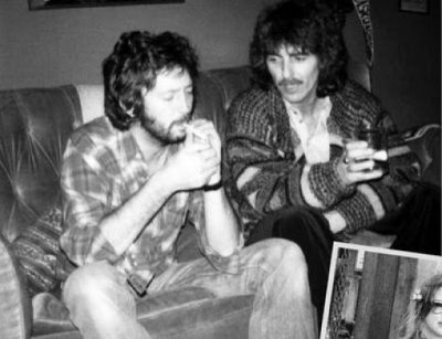 Eric Clapton e George Harrison