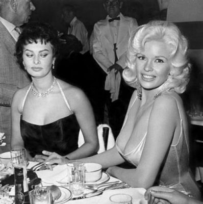 Sophia Loren & Jane Mansfield