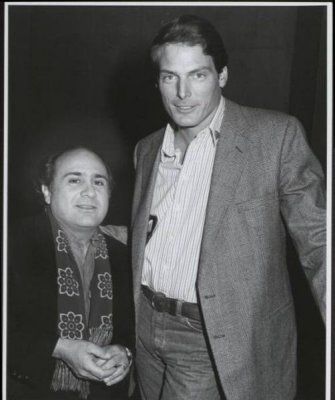 Danny DeVito e Christopher Reeve