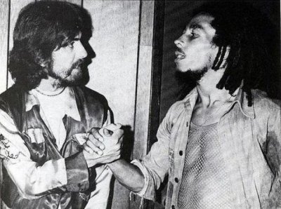 George Harrison e Bob Marley