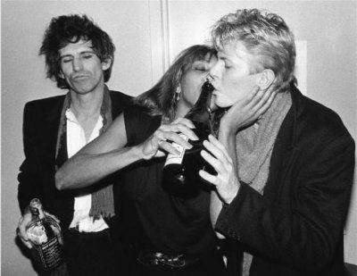 Keith Richards, Tina Turner & David Bowie
