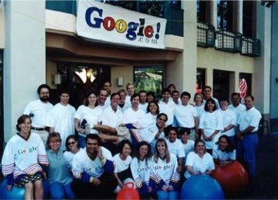 Google en 1999 , una micro empresa