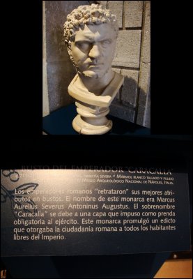 Busto de emperador CARACALLA