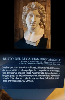 Busto del Rey Alejandro Magno