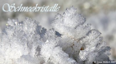 Schneekristalle