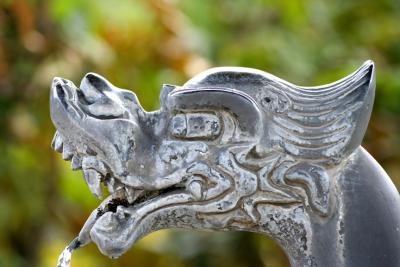 Fountain Dragon head, Nara, Japan