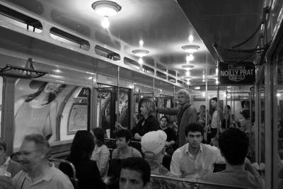 Metro Vintage on line 12, Paris, France